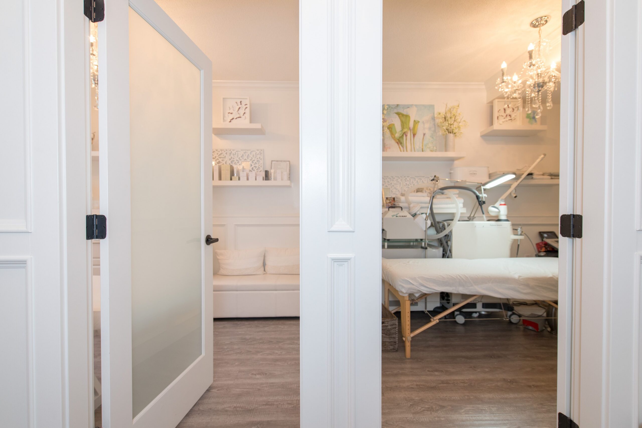 Treatment room at Vancouver Medi Spa, 1086 Hornby Street, Vancouver
